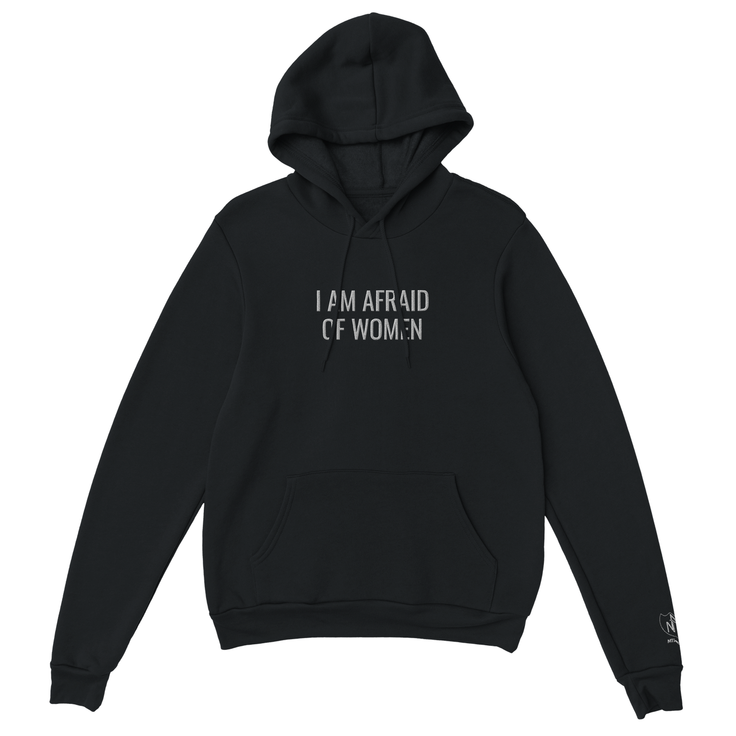 iam-afraid-of-woman-hoodie-black